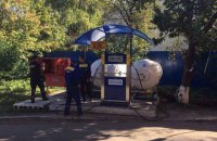 В Киеве демонтировали АГЗС возле Института ядерных исследований