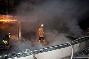 В центре Киева сгорел элитный ресторан: есть жертвы