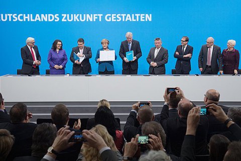 В Берлине начали новые коалиционные переговоры