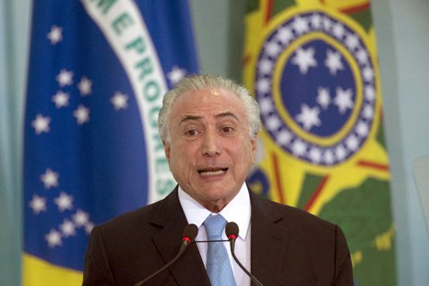 Генпрокурор Бразилии обвинил президента Темера во взяточничестве