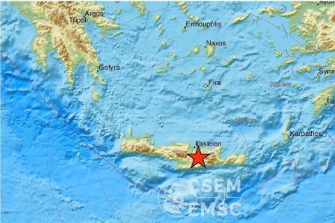 На Крите произошло второе за два дня землетрясение