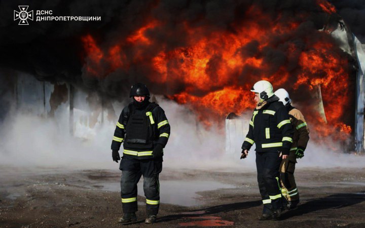 Росіяни атакували об'єкт інфраструктури на Дніпропетровщині