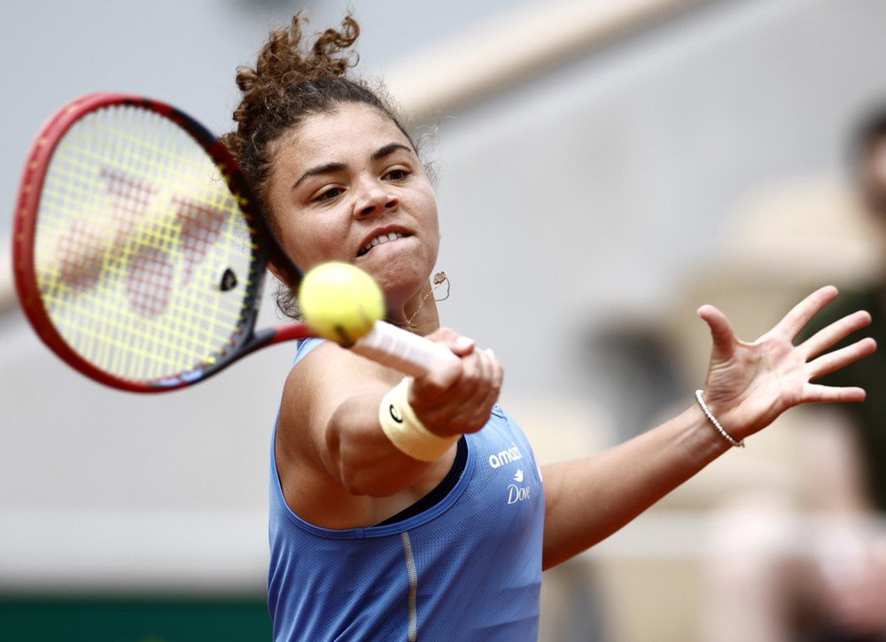 Італійська тенісистка Жасмін Паоліні під час гри проти Еліни Світоліної