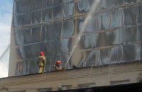 В Киеве произошел пожар на комбинате "Прогресс"