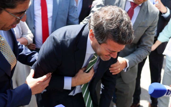 Лідер португальських ультраправих знепритомнів під час агітаційного мітингу вдруге за три дні