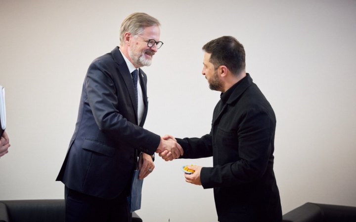 Президент Зеленський зустрівся з Прем’єр-міністром Чехії