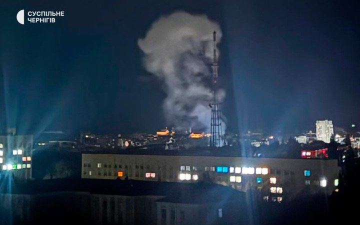 Росіяни вчора завдали удару по телевежі в Чернігові, - міськрада 