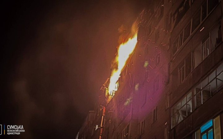 Російські війська  понад 80 разів обстріляли Сумщину: є поранені і руйнування