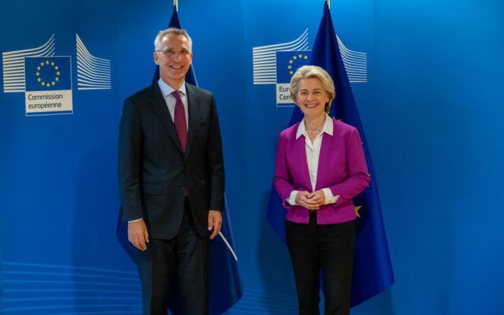 Генсек НАТО і президентка Єврокомісії обговорили посилення підтримки України