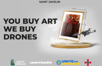 Saint Javelin підтримує UNITED24 та збирає на дрони для України