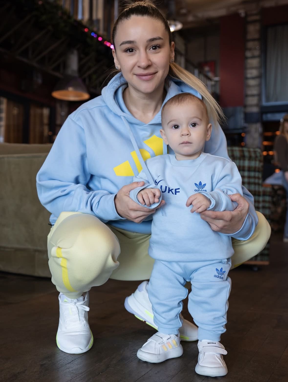 Анжеліка Терлюга з донькою Ніколь