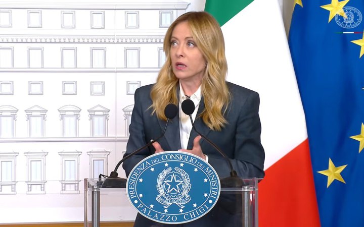 Мелоні: Підтримка України є не лише моральним обов’язком, а й стратегічною необхідністю