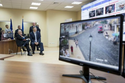 Кличко показав екс-меру Нью-Йорка систему відеоспостереження в Києві