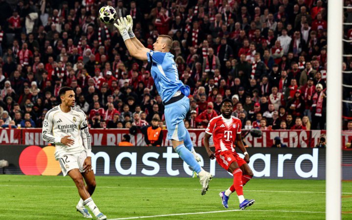 Ліга чемпіонів: Лунін пропустив чотири рази від "Баварії", "Реал" вилетів