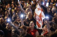 Парламент Грузії, попри протести, затвердив закон про “іноагентів” у першому читанні
