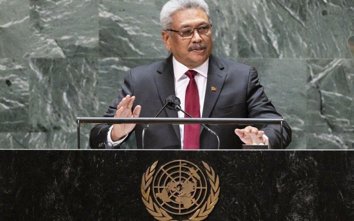 Президент Шрі-Ланки, який просив допомоги у Путіна, йде у відставку