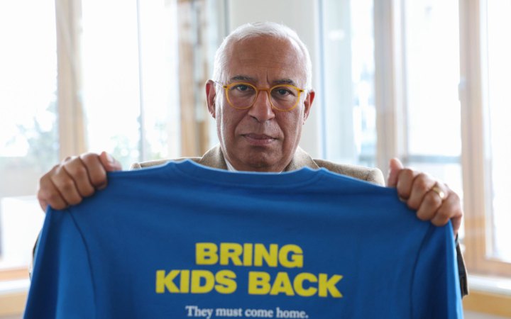 Президент Євроради Антоніу Кошта приєднується до програми BringKidsBack, щоб вимагати повернення українських дітей