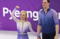 Украинская фигуристка Алена Савченко выиграла для команды Германии "золото" Олимпиады в состязании спортивных пар