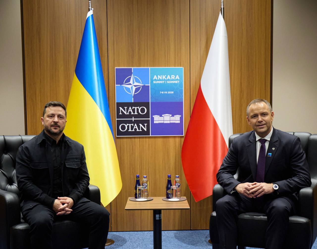 зустріч Володимира Зеленського і Кароля Навроцького в Анкарі