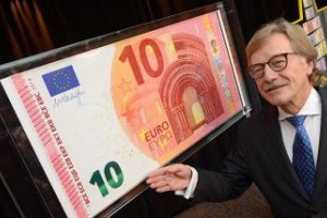 Европейский Центробанк выпустил новую купюру в 10 евро