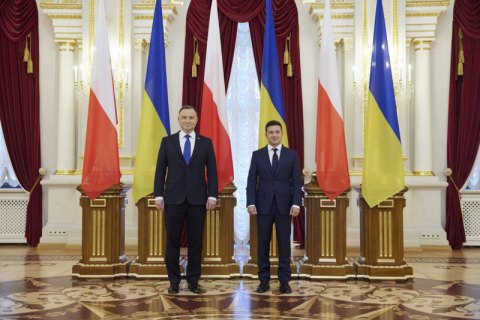 Зеленский поблагодарил Польшу за содействие приближению Украины к членству в ЕС