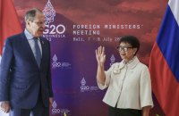 Без фото на згадку. Чому Лавров утік із зустрічі міністрів "Великої двадцятки" на Балі   