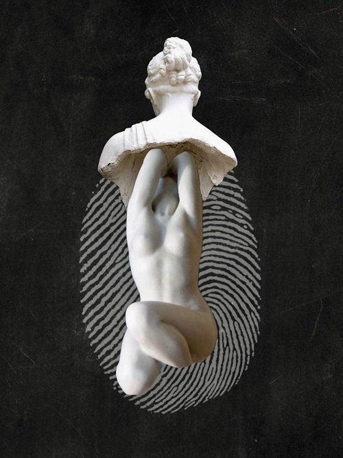 Колаж «Відбиток», Катерина Бондарець, 2024