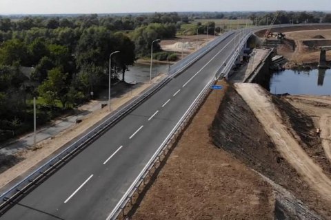 Во Львовской области открыли новый мост через Днестр между Жидачевом и Ходоровом