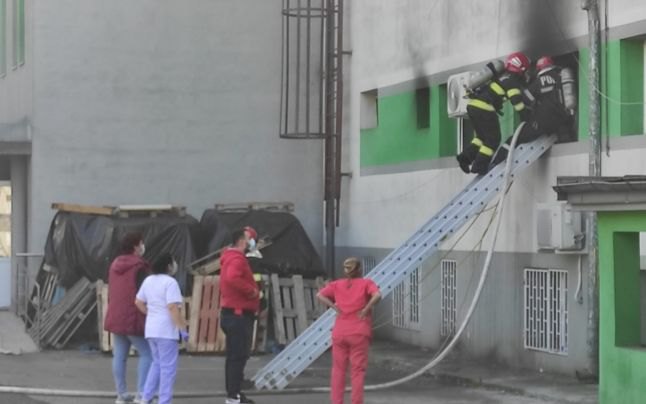 Пожар в больнице Румынии