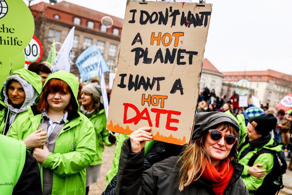 Кліматичні протести у Німеччині. Берлін, 1 березня 2024 року
