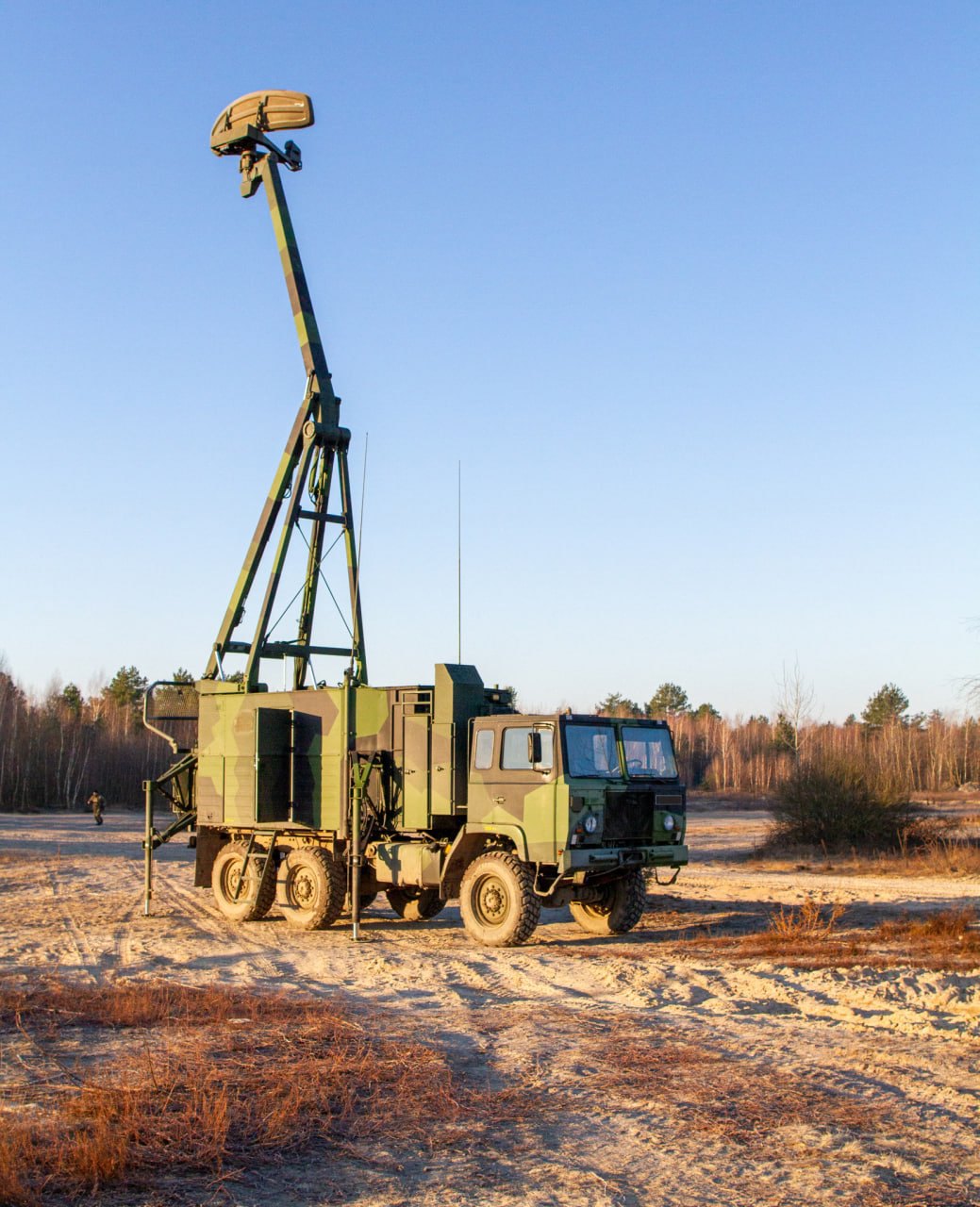 Комплекс РЛС PS-90 Giraffe на озброєнні української армії, квітень 2023 року