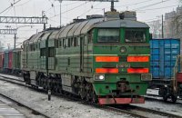 Тепловоз поезда "Николаев-Киев" загорелся в Николаевской области (обновлено)