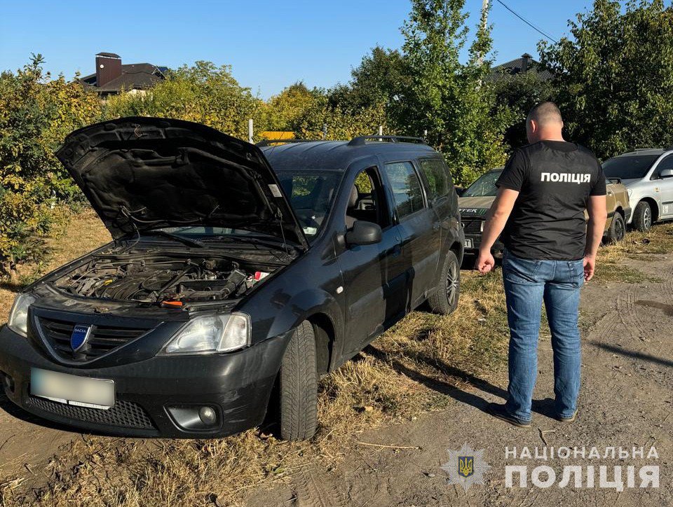 Одне із авто, яке мали передати на ЗСУ