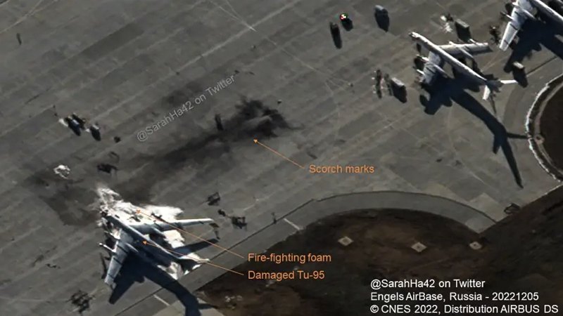 Наслідки атаки на стратегічний аеродром ‘Енгельс’