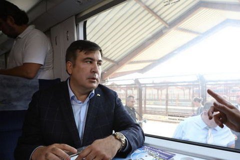 Поезд с Саакашвили не выпускают из Перемышля (обновлено)