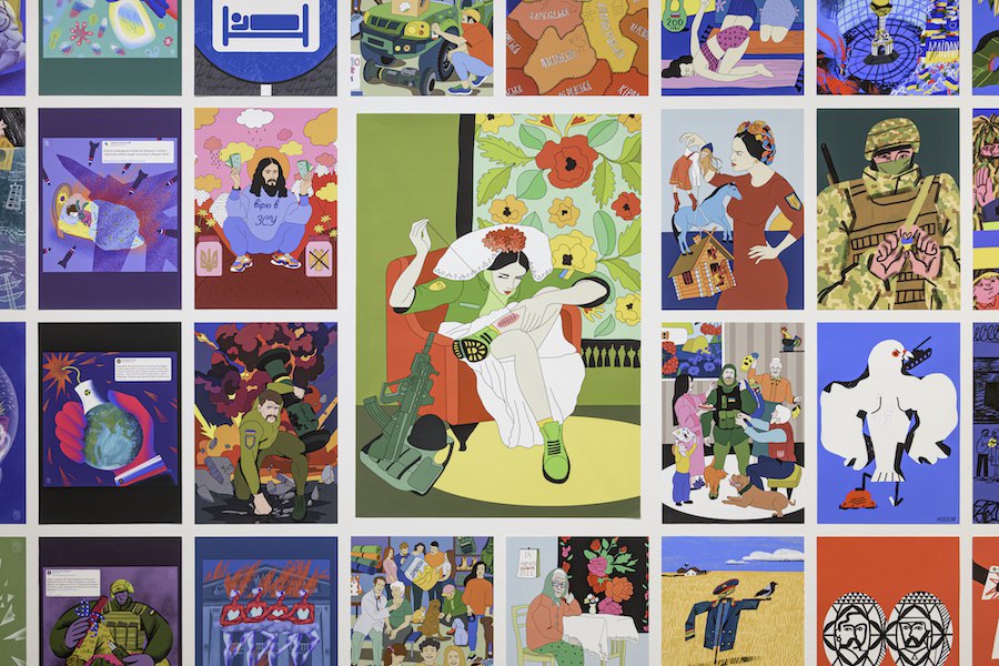 Виставка «Українські Плакати Воєнного Часу: 2022–2025. Шлях Спротиву», університет Колгейт