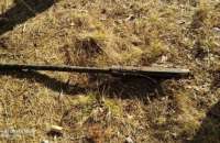 Пограничники Луганского отряда нашли в лесу пулемет