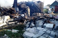 У Житомирській області через вибух газу згорів приватний будинок
