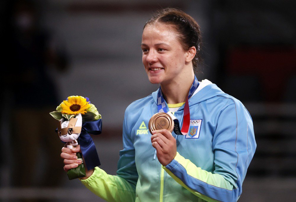 Ірина Коляденко з бронзовою медаллю Олімпійських ігор-2020 у Токіо.