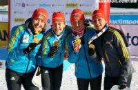 Сборная Украины заняла второе место "по медалям" на ЧЕ по биатлону