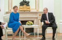 Президент Естонії в Москві поговорила з Путіним про Україну