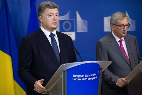 Порошенко і Юнкер скоординували позиції щодо безвізового режиму