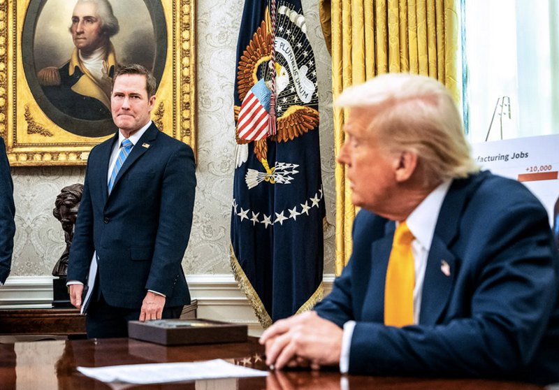 Президент США Дональд Трамп і радник США з національної безпеки Волц 