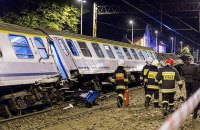При столкновении поездов в Польше пострадали 28 человек