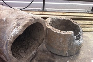 В Запорожье прорвало канализационный коллектор