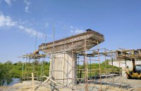 ​На Київщині проводять капітальний ремонт мосту через річку Тетерів
