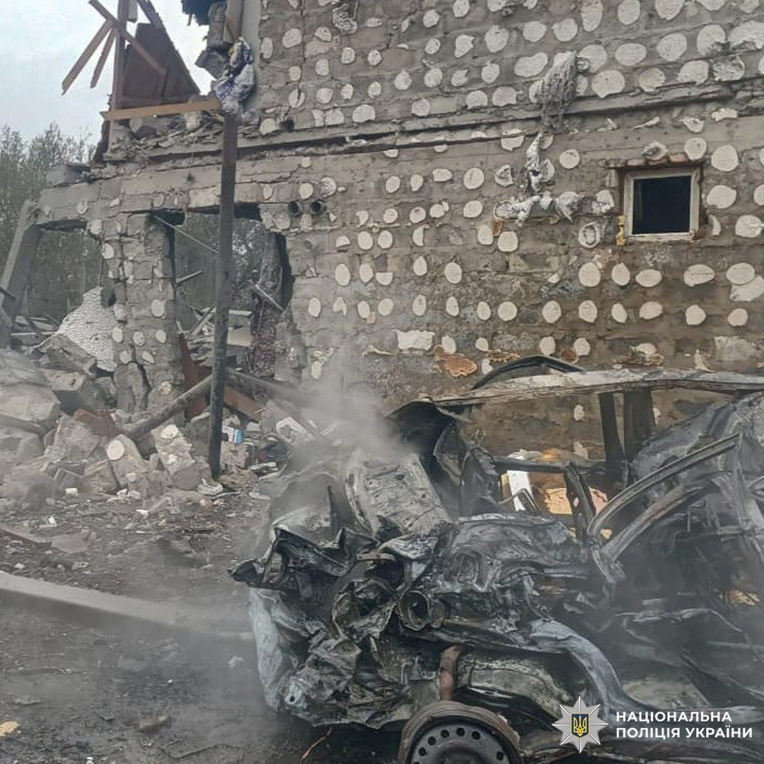 Наслідки російської атаки у Ізюмі