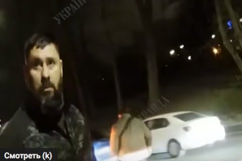 З'явилося відео нового скандалу з Гогілашвілі – цього разу з патрульними у Києві
