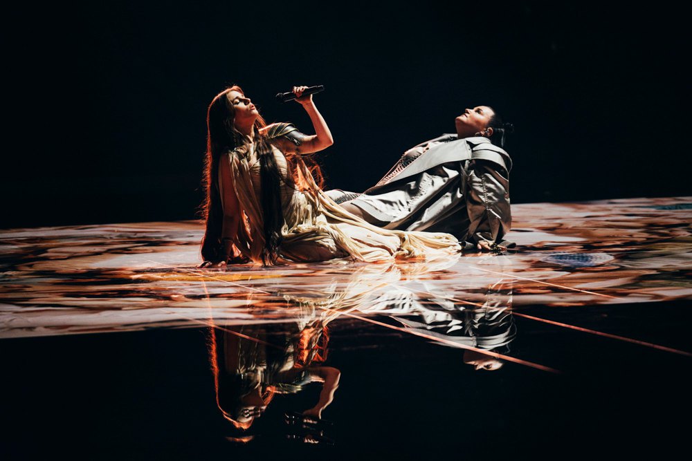 Аlyona alyona & Jerry Heil на другій репетиції на сцені Євробачення.