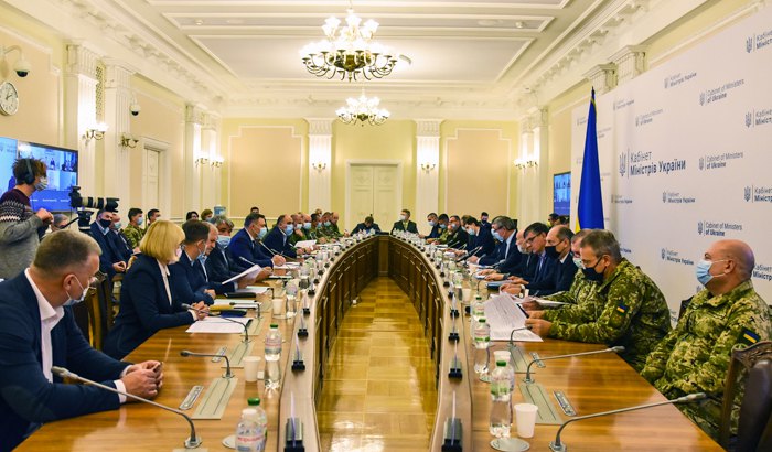 Перше засідання Координаційної платформи з розвитку озброєння і військової техніки (ОВТ) в Будинку Уряду, 18 жовтня 2021 